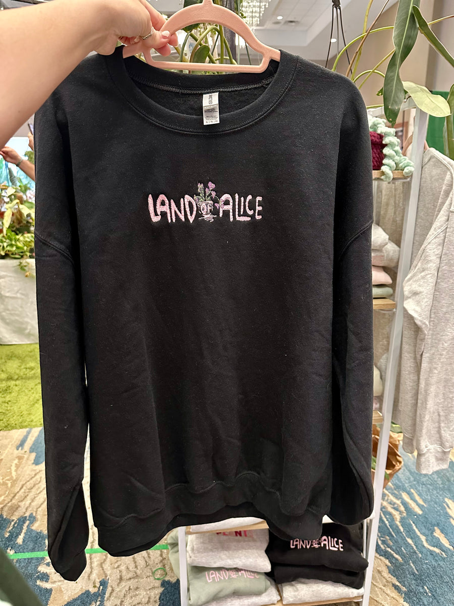 Land of Alice embroidered crewneck